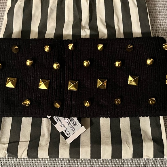 ❌ON SALE❌LELE SADOUGHI NWT AUTHENTIC JET 14K GOLD-PLATED STUDDED EAR WARMER - Picture 9 of 13